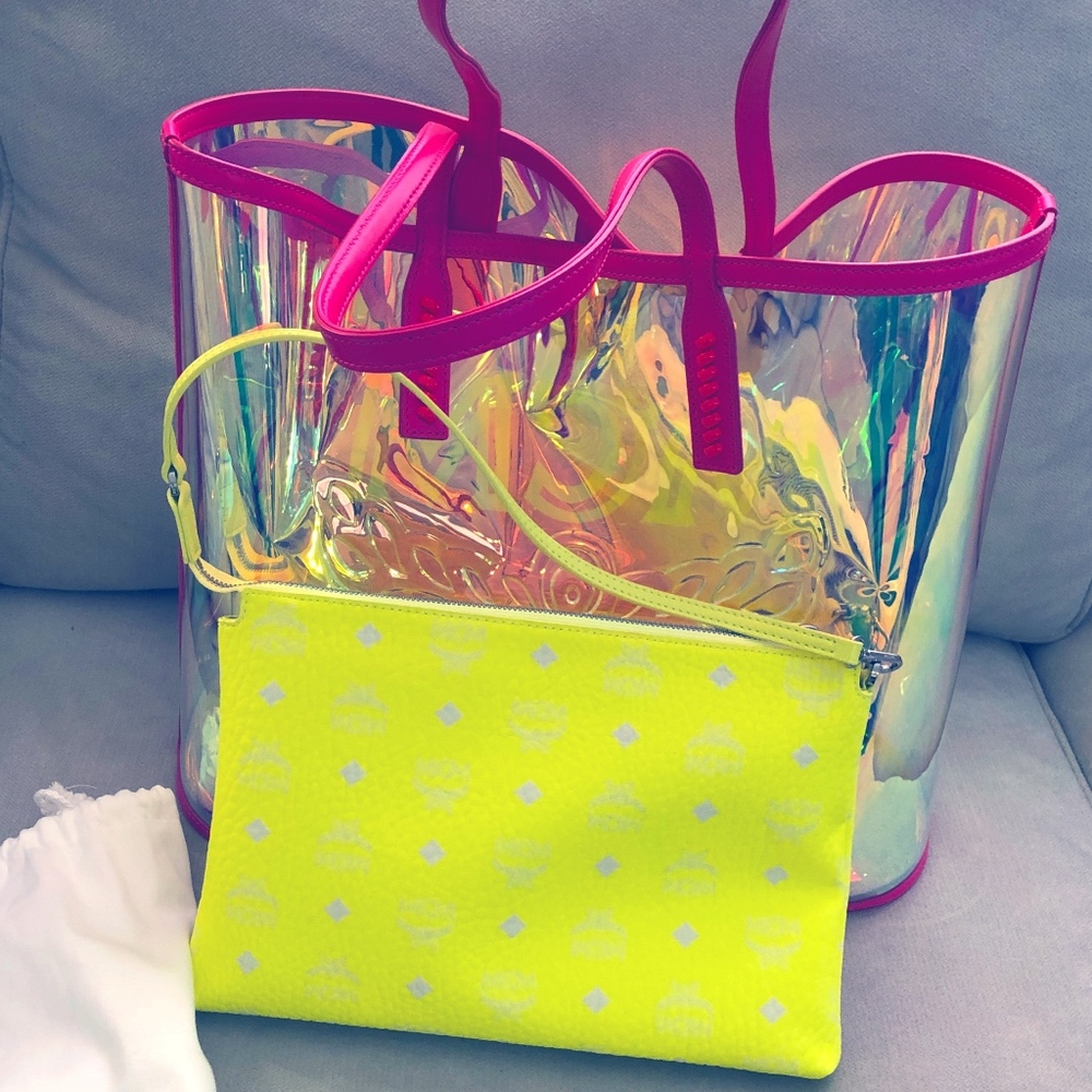 MCM Transparent Holographic bag